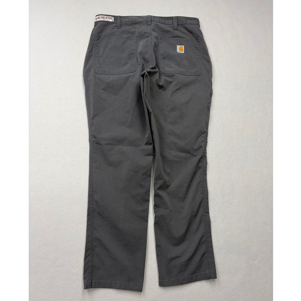 Carhartt Work Pants Mens 32x30 Gray Relaxed Fit Ripstop Cargo Utility Trousers